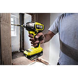 Акумуляторний безщітковий імпульсний гвинтоверт, RYOBI RID18X-0 ONE+, фото 6