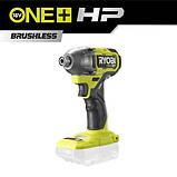 Акумуляторний безщітковий імпульсний гвинтоверт, RYOBI RID18X-0 ONE+, фото 3