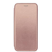Чехол книжка Level для Samsung Galaxy M30s M307 Экокожа Розовое золото
