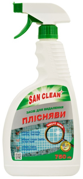 Засіб для видалення цвілі та бруду San Clean 750мл