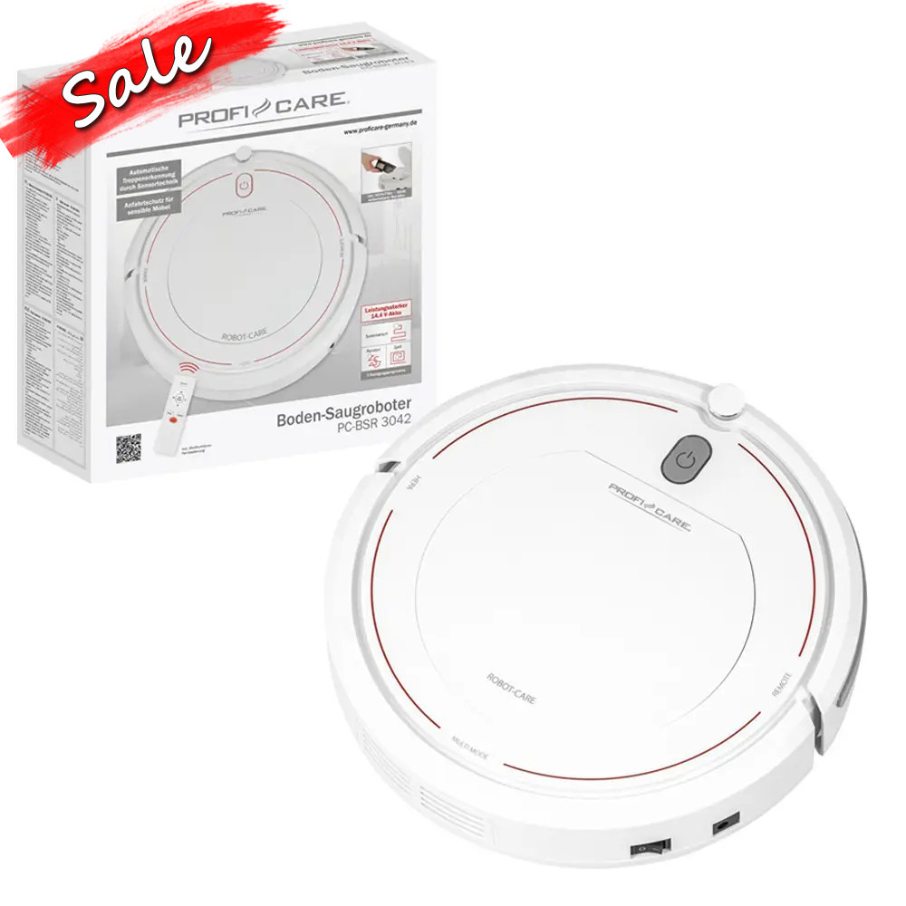 Роботпылесос ProfiCare PCBSR 3042 Автоматический Круглый Робот