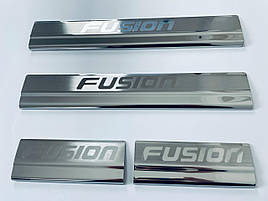 Накладки на пороги Ford Fusion 2002 - 2009 TAN24