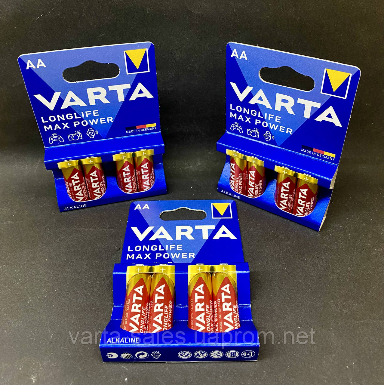 Батарейки Varta Longlife Max Power AA BLI4 лот 3 - фото 1 - id-p1822378677