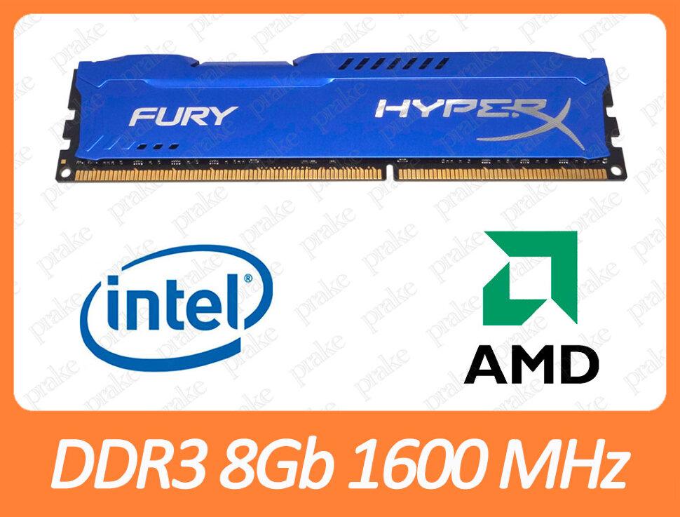DDR3 8GB 1600 MHz (PC3-12800) CL10 Kingston HyperX Fury HX316C10F
