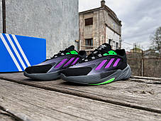 Чоловічі кросівки Adidas Ozelia Black Purple чорні з фіолетовим, фото 3