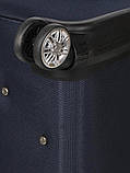 Валіза велика L тканина синя 77х48х32(+5)см/110л/4.3кг/Worldline 620, фото 9