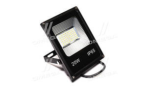 Прожектор вуличний чорн. 180х45х140, 48 SMD 5730, 20w, 6400k, 2000Lm (Квант) 36001630