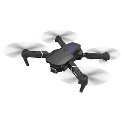Квадрокоптер з HD камерою RC E88 PRO Black літаючий дрон для початківців Jw