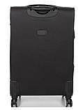 Валіза велика L тканина чорна 77х48х32(+5)см/110л/4.3кг/Worldline 620, фото 3