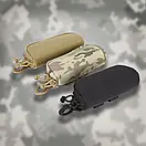 Сумка-підсумок чохол тактичний для окулярів PROTECTOR на пояс на лямку рюкзака із системою MOLLE Пісочний койот, фото 4