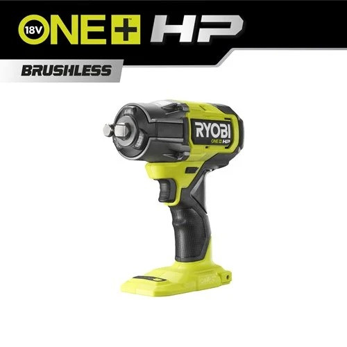 Акумуляторний безщітковий ударний гайковерт RYOBI RIW18X-0 ONE+, 18В