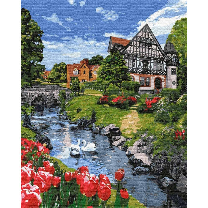 Картина за номерами mebelime . "Чарівний пейзаж" 40 * 50см KHO2290