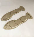 Устілки з масажними зонами Anti-slip Beige Розмір 35-40, фото 4