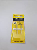Набор легкоодеваемых игл для шитья John James Easy Threading №4/8 (6 штук)