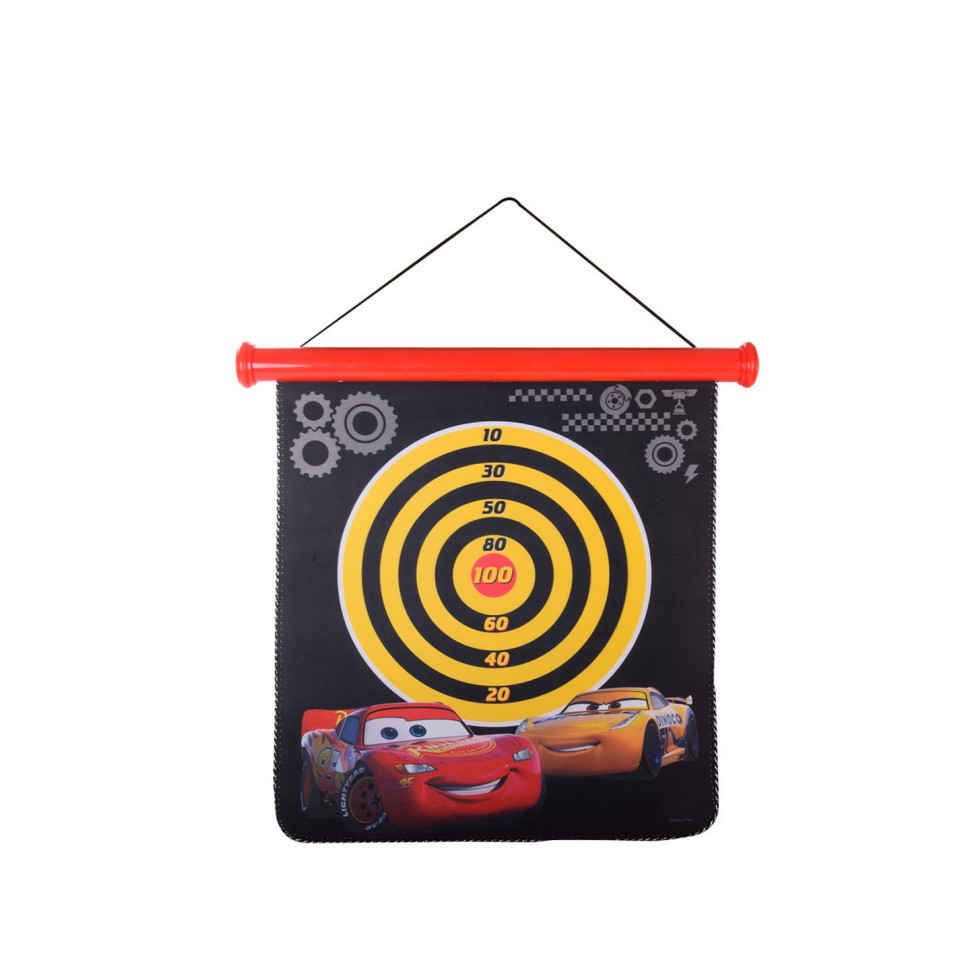 Дитячий mebelime магнітний дартс "Тачки" Bambi LD1125 двосторонній, фото 1