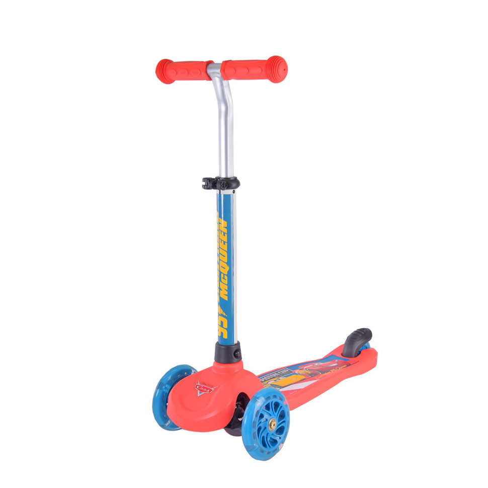 Дитячий mebelime  Самокат mebelime  "Cars" Bambi LS2213 із рюкзачком 17х20 см, фото 1