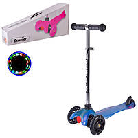Дитячий mebelime Самокат mebelime Bambi SC20111 принт, колеса PU зі світлом, фото 2