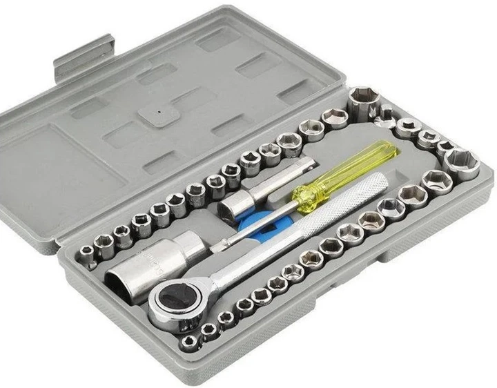 Професійний набір інструментів для ремонту автомобіля Combination Socket 40 Jw, фото 1