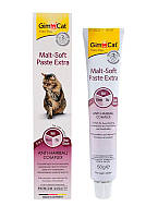 Паста для кошек GimCat Malt-Soft Paste Extra с эффектом вывода шерсти, 50г