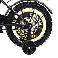 Велосипед Дитячий mebelime PROF1 Y1643-1 16 дюймів, чорний, фото 5