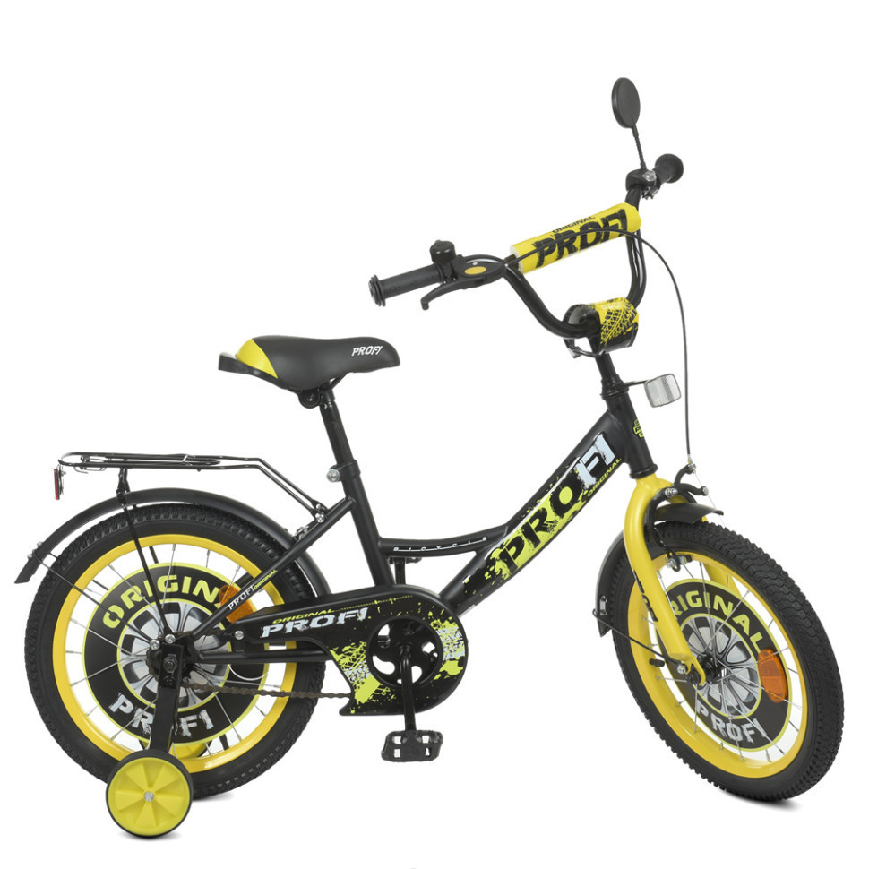 Велосипед Дитячий mebelime PROF1 Y1643-1 16 дюймів, чорний, фото 1