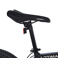 Велосипед mebelime  "OPTIMAL" PROF1 mebelime  G20OPTIMAL A20.3 20 д. Алюм..рaмa12.5", SHIMANO 21SP, алюміній.DB, FW TZ500, чорний, фото 9