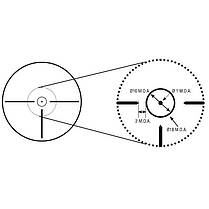 Оптичний приціл KONUS KONUSPRO M-30 1-4x24 Circle Dot IR, фото 3