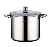 Каструля з нержавіючої сталі Peterhof PH-15825-28 28 см зі скляною кришкою 14 л