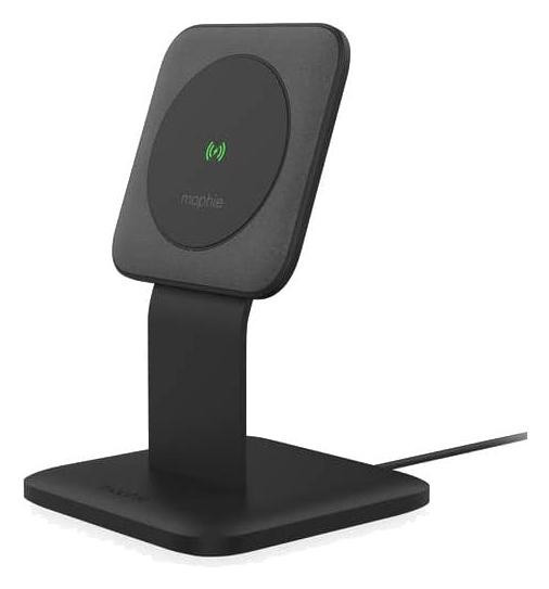 Mophie Snap+ charging stand - standing Charger wireless compatible z MagSafe 15W (black), фото 1