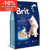 Brit Premium by Nature Cat Kitten Chicken -Сухой корм с курицей для котят всех пород (1-12 мес) 8кг