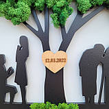 Картина на Подарунок на весілля молодятам, подарунок на річницю весілля дружині, батькам, друзям, фото 8