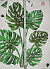 Вінілові наклейки на стіну Великі вазони (2 листи 45 х 60см) Б67, фото 6