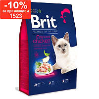 Brit Premium Cat Sterilized для стерилизованных кошек и кастрированных котов 8кг