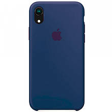 Чохол Silicone case для iPhone XR deep navy