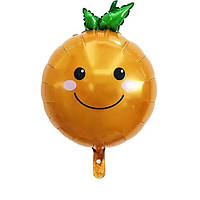 Фольгированный шар Овощной Лук или Веселый мандарин 70x50см (27")
