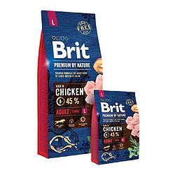 Brit Premium Dog Adult L для дорослих собак великих порід 3 кг