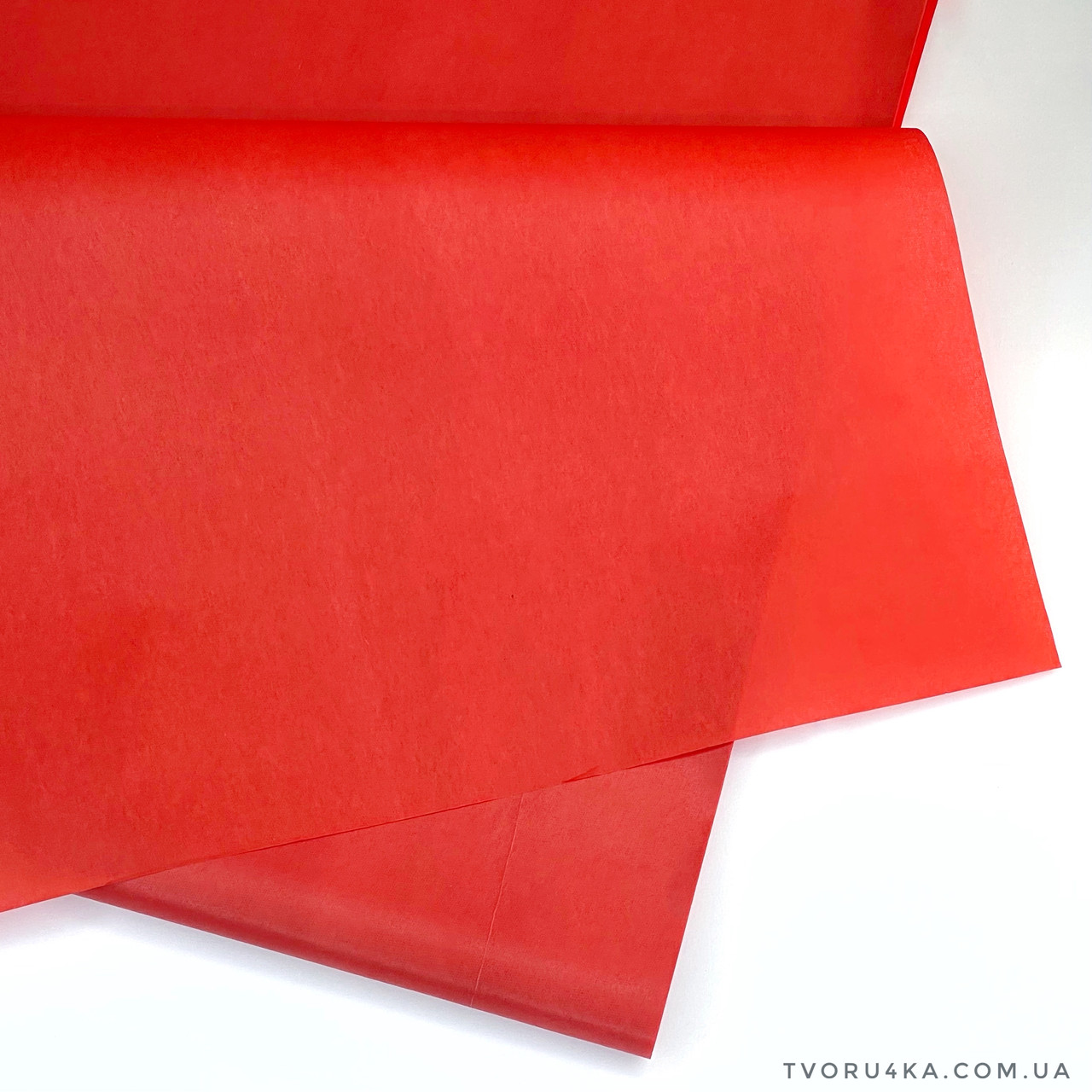 Тішью упаковочний папір червоний 50 х 70см (500 аркушів)