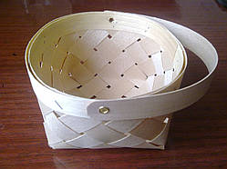 Кошик з бука з ручкою №2