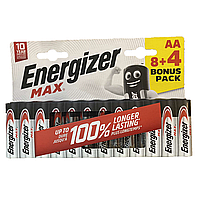 Батарейка ENERGIZER AA Max уп. ЦІНА ЗА 12 ШТ