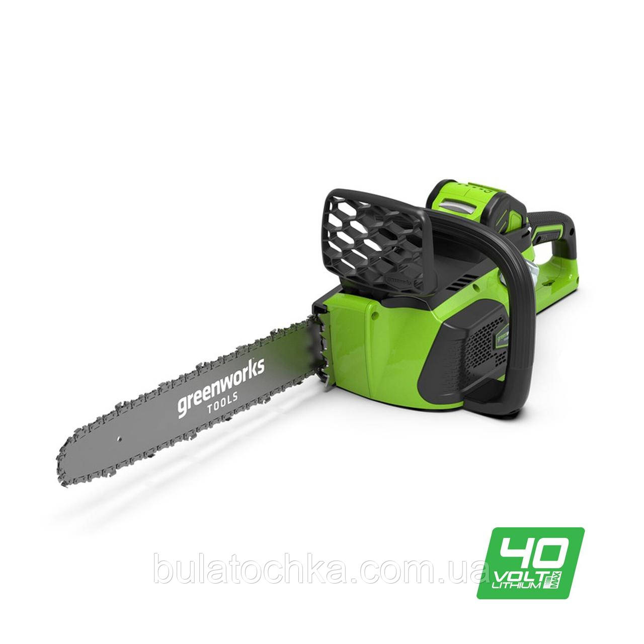 Ланцюгова пила акумуляторна Greenworks GD40CS40 без АКБ і ЗП