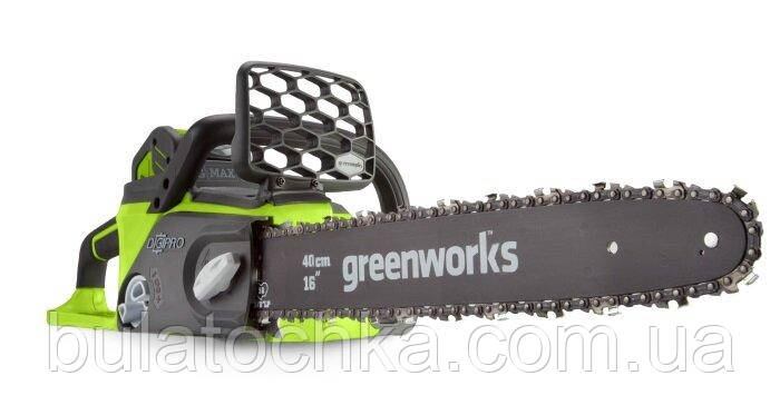 Ланцюгова пила акумуляторна Greenworks GD40CS40 без АКБ і ЗП, фото 3