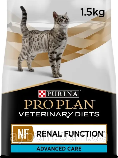 Сухий дієтичний корм PRO PLAN VETERINARY DIETS NF Renal Function Advanced Care для дорослих котів 1.5 кг
