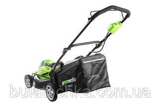 Газонокосарка акумуляторна Greenworks G40LM35 без АКБ і ЗП, фото 3