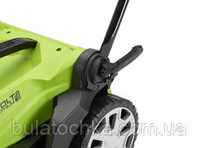Газонокосарка акумуляторна Greenworks G40LM35K2 з АКБ 2 Ah і ЗП, фото 3