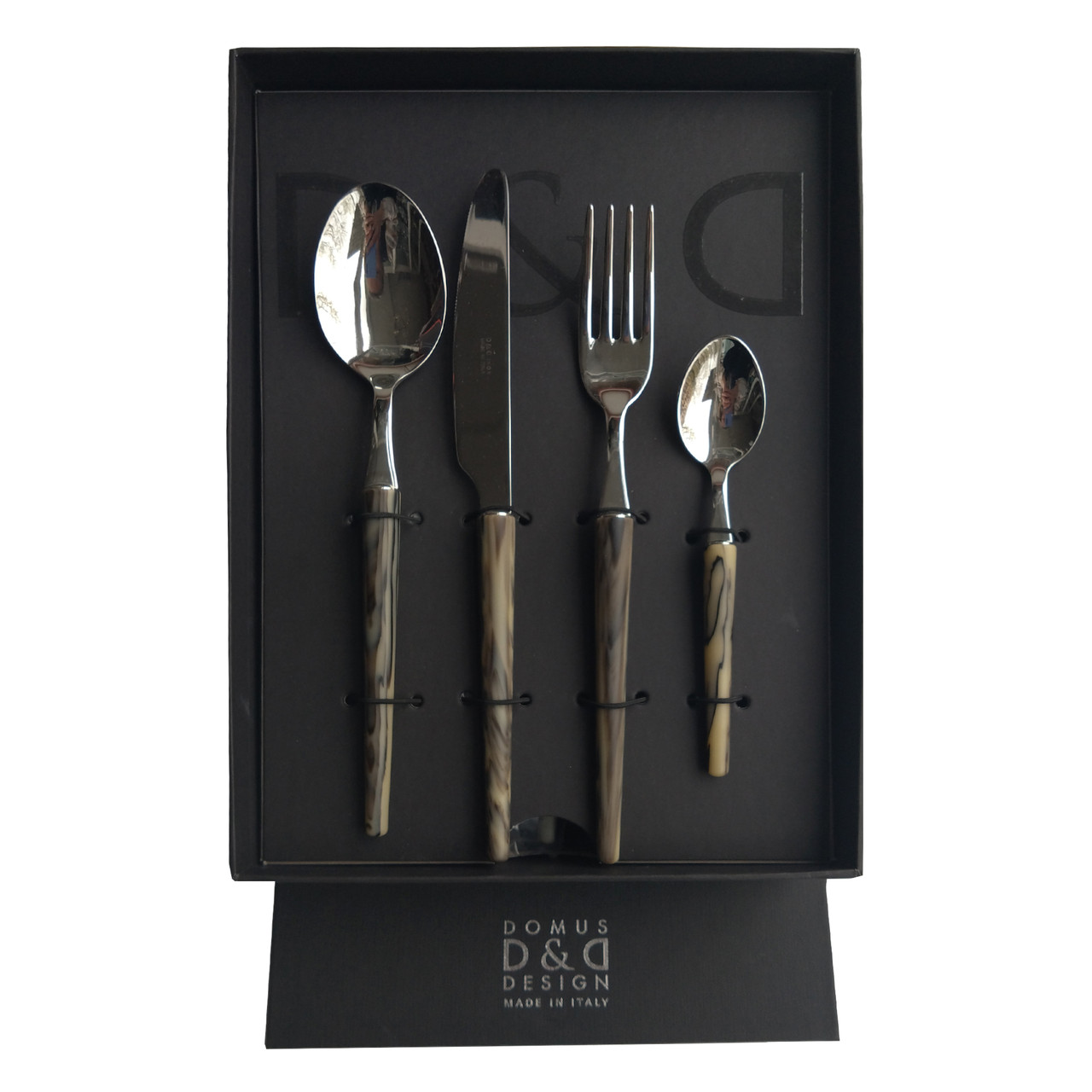 Набір столових приборів Domus&Design Stiletto Mammut Horn 24 шт CD26STSS/MM