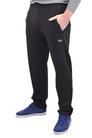 Штани спортивні чоловічі Lacoste 23-9038 чорні, фото 1
