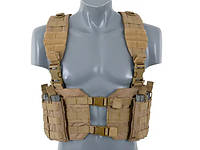 Розвантажувальний жилет Chest Harness MOLLE на фастексах COYOTE [8FIELDS]