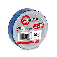Ізострічка INTERTOOL IT-0010 17 мм x 10 м x 0,15 мм, синя