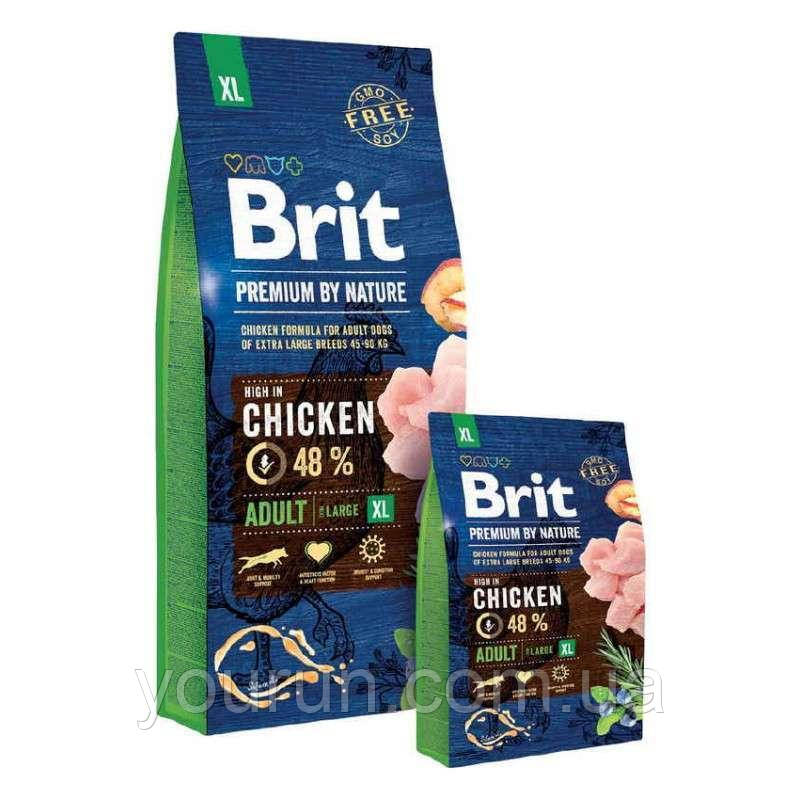 Brit Premium Dog Adult XL для дорослих собак гігантських порід 3 кг
