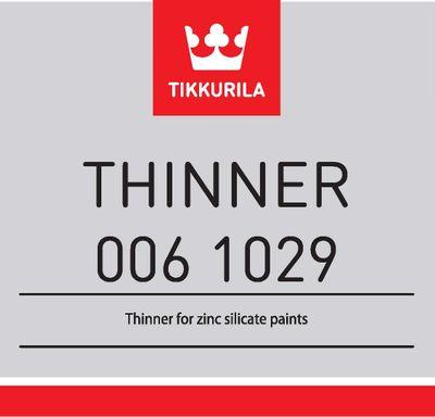 Tikkurila Thinner 1029 - розчинник для етилцинкосилікатних та епоксидних фарб, 3 л